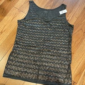 NWT Loft sequined tank